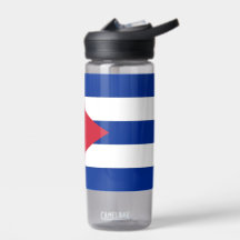 Water flesje met vlag Cuba