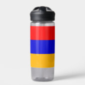Water flesje met vlag van Armenië Waterfles (Voorkant)