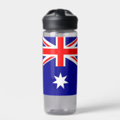 Water flesje met vlag van Australië Waterfles (Voorkant)