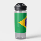 Water flesje met vlag van Brazilië Waterfles (Voorkant)