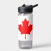 Water flesje met vlag van Canada Waterfles (Links)