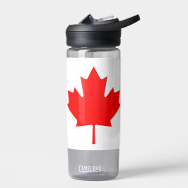 Water flesje met vlag van Canada Waterfles