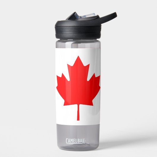 Water flesje met vlag van Canada Waterfles (Links)
