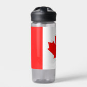 Water flesje met vlag van Canada Waterfles (Voorkant)