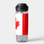 Water flesje met vlag van Canada Waterfles (Achterkant)