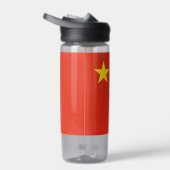 Water flesje met vlag van China Waterfles (Rechts)