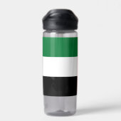 Water flesje met vlag van de Verenigde Arabische E Waterfles (Achterkant)