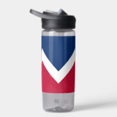 Water flesje met vlag van Denver City, VS Waterfles (Rechts)
