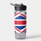 Water flesje met vlag van het Verenigd Koninkrijk Waterfles (Rechts)