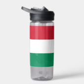Water flesje met vlag van Hongarije Waterfles (Rechts)