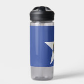 Water flesje met vlag van Houston City, VS Waterfles (Voorkant)