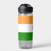 Water flesje met vlag van India Waterfles (Voorkant)