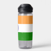 Water flesje met vlag van India Waterfles (Achterkant)