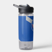 Water flesje met vlag van Las Vegas, VS Waterfles (Rechts)