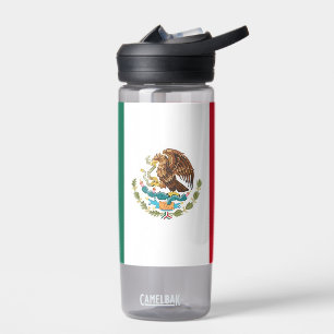 Water flesje met vlag van Mexico Waterfles