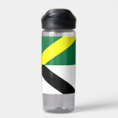 Water flesje met vlag van Monterey, VS Waterfles (Achterkant)