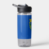 Water flesje met vlag van Nevada, VS Waterfles (Rechts)