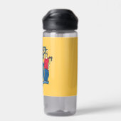 Water flesje met vlag van New Jersey, VS Waterfles (Achterkant)