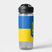 Water flesje met vlag van Oekraïne Waterfles (Voorkant)