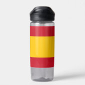 Water flesje met vlag van Spanje Waterfles (Achterkant)