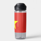 Water flesje met vlag van Vietnam Waterfles (Achterkant)