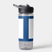 Water flesje met vlag van West Virginia, VS Waterfles (Rechts)