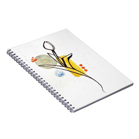 Water Flower Notebook Notitieboek (Rechterzijde)