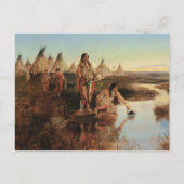 Water For Camp By Charles Marion Russell Briefkaart (Voorkant)