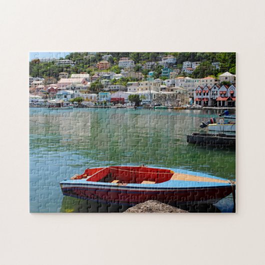 Water Front Grenada Caribisch. Legpuzzel (Horizontaal)