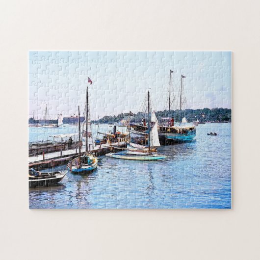 Water Front Put-In-Bay OH c1904 Legpuzzel (Horizontaal)