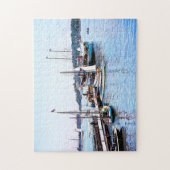 Water Front Put-In-Bay OH c1904 Legpuzzel (Verticaal)