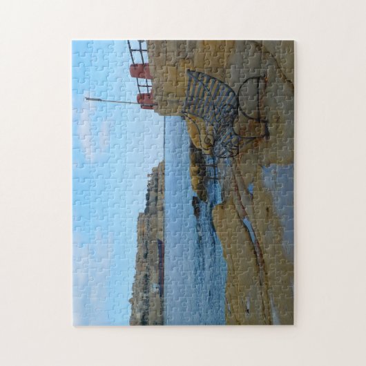 Water Front Valetta Malta. Legpuzzel (Verticaal)