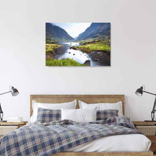 Water | Gap of Dunloe County Kerry Ierland Canvas Afdruk (Insitu (Slaapkamer))