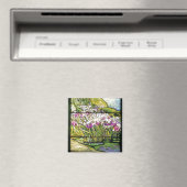 Water Garden Glas in lood Magnet (Insitu (Vaatwasser))