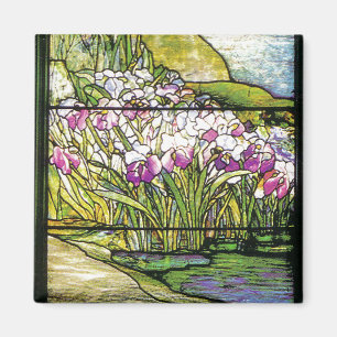 Water Garden Glas in lood Magnet