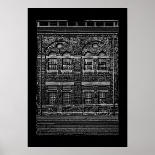 Water Gas Purification House No 3 with Border Poster (Voorkant)