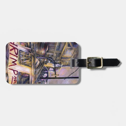 Water. geboren. Mystery Vat Bagagelabel  (Voorkant horizontaal)