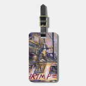 Water. geboren. Mystery Vat Bagagelabel  (Voorkant verticaal)