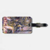 Water. geboren. Mystery Vat Bagagelabel  (Achterkant horizontaal)