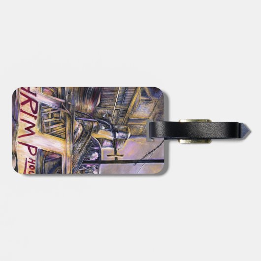 Water. geboren. Mystery Vat Bagagelabel  (Achterkant horizontaal)