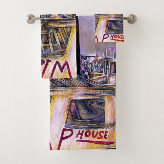 Water.geboren Mystery Vlees Bad Handdoek (Insitu)