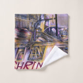 Water.geboren Mystery Vlees Bad Handdoek (Wasdoekje)