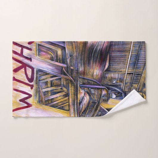 Water.geboren Mystery Vlees Bad Handdoek (Handdoek)