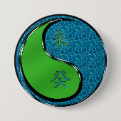 Water Geit Ronde Button 7,6 Cm (Voorkant)