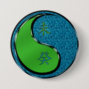 Water Geit Ronde Button 7,6 Cm