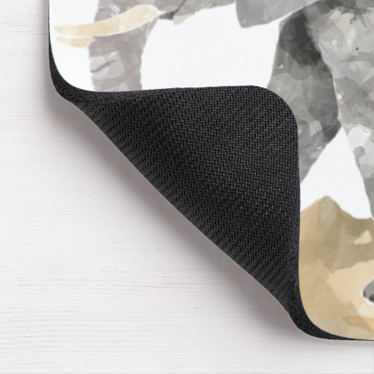 Water gekleurd olifant muismat (Hoek)