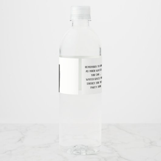 Water Gelieve het etiket van de waterfles (Achterkant)