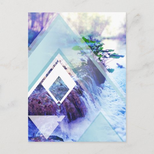 water geohaze briefkaart (Voorkant)