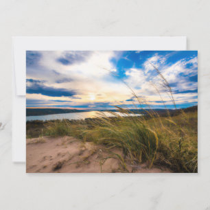 Water Glen Lake Sleeping Bear Dunes Michigan Bedankkaart