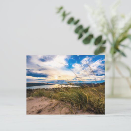 Water | Glen Lake Sleeping Bear Dunes Michigan Briefkaart (Staand voorkant)